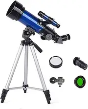 70mmAstronomical Monocular Telescopes for Outside Travel, Children Space Astronomic Refractor Beginner's Space Monoscope