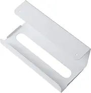 SiaBiced Tissue Storage, Organizer, Kitchen Cabinet, Tissue Box Under Cabinet, Paper Extractor, Tissue Dispenser, Holder for Desk, Sc, White, as described