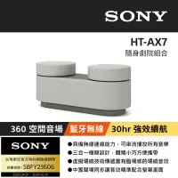 在飛比找Yahoo奇摩購物中心優惠-【SONY 索尼】HT-AX7 隨身劇院組合(公司貨 保固1