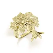 10k Gold Relic Classic Money Tree Ring