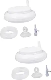 Toddmomy 2sets 4 Pcs Air Stone Diffuser for Fish Tank and Aquarium Durable Oxygen Pump Lightweight Design Matte Finish for Hydroponic Systems 4pcs*2