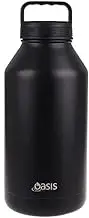 Oasis Stainless Steel Double Wall Insulated Titan Bottle 1.9L - Black