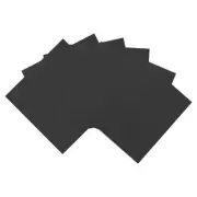 Foam Sheets Crafts 10x10 Inch 3mm EVA Craft Foam Paper Sheets, Black, 6 Sheets