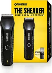 The Shearer - Electric Groin & Body Hair Trimmer, Replaceable Skin ProTech