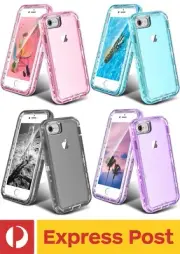 iPhone 6 / 7 / 8 / SE ShockProof Heavy Duty Clear Transparent Protection Case