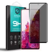 ZUSLAB Galaxy S20 FE Privacy Screen Protector, Tempered Glass Case Friendly 9H Hardness Anti Spy for Samsung