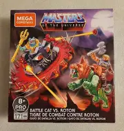 MEGA CONSTRUX MASTERS OF THE UNIVERSE BATTLE CAT VS. ROTON HE-MAN MOTU NEW