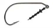 [Mustad] UltraPoint Impact Soft Plastics Wide Gap 28-Degree Bend Hook with Straight Keeper (Pack of 5)