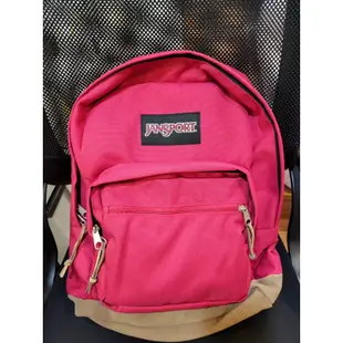 【Jansport 後背包】【桃紅色】【僅背過1次】