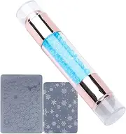 Nail Stamping Tool, Nail Stamper Kit | Art Stamping Pen,Salon Home Practice Use for Double Ended Design Rhinestone Decorative Stamping Pen Kit