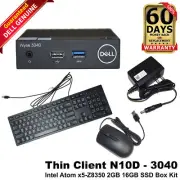 Dell Wyse 3040 Thin Client, Intel Atom x5 2GB RAM 16GB SSD Keyboard & Mouse Kit!