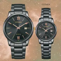 在飛比找momo購物網優惠-【CITIZEN 星辰】PAIR 光動能 時尚簡約大三針情侶