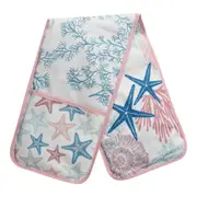 Cotton 80cm Double Glove Oven Mitt Home Kitchen Cooking/Baking Potholder Reef