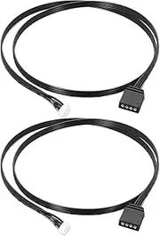 RGB Extension Cable - 4 Pin RGB Lighting Adapter Cable | Motherboard Extended Connector Cord Heat Sink Computer Accessories for Men, Women & Home