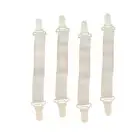 4pc Fitted Bed Sheet Gripper Clips Straps Suspender Holder Bedding Accessory Set