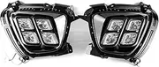 LED DRL Daytime Running Light Front Bumper Driving Fog Lamps Assembly Accessories Compatible With KIA Sorento 2016 2017 2018