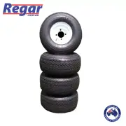 4 x 8'' Golf Cart Wheels and Tyres for Club Car, Yamaha and EZGO 18-8.5-8