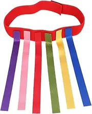 Children Kindergarten Educational Pull Tail Game Wristband for Kids Movement & Hand-Eye Coordination Colorful Ribbon Set