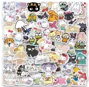 Saniro Hello Kitty Random Assortment Lot Of 50 Stickers 1”-1.5”. No Duplicates