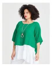 [Taking Shape] Calliope Overtop in Amazon Green