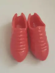 RED TENNIS SHOE SNEAKERS ,shoes for Barbie FITS CURVY DOLLS WITH FLAT FEET