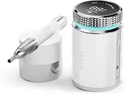 L'UGX Professional Nail Drill, Waterproof 35000RPM Brushless Nail Drill Machine, Rechargeable Nail Efile for Acrylic Gel Nails, Low Noise and Low Vibration, White