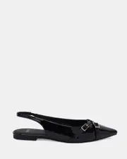 CORDOVA Black Patent Ballet Flats