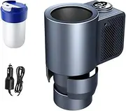 2-in-1 Electric Cooling Heating Cup Beverage Coffee Mug Warmer Cooler Mini Smart Car Refrigerator Compatible with Milk Drinks Cup(Cup Set 1-Car only)
