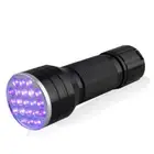 Useful Flashlight Torch 21LED Alloy Blacklight Outdoor Press Switch Tail UV