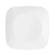 NEW 1 Corelle Square PURE WHITE 6.5" Appetizer BREAD PLATE Dessert Side Tidbit