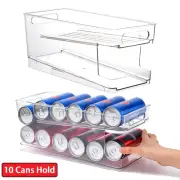 Beverage Holder Can Organizer Rack For Refrigerator Tool Kitchen Stackable AU
