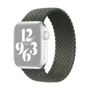 For Apple Watch Series 3,42-mm Case,Nylon Woven Watchband Size Medium,Green