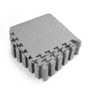 6 x Grey Interlocking Heavy Duty EVA Foam Gym Flooring Mat Floor Mats Tiles 60x60cm