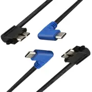 2Pack Right Angle USB C to Micro B Cable, Tunghey USB Type C to 3.0 Micro B C...