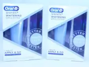 Oral-B 3D White Whitening Emulsions Apply & Go - 2 Packs - Brand New - Free Post