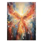 Abstract Angel Artwork Canvas Print