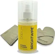 BRIGHTWIPE Screen Cleaner Kit (200ml) with Microfibre Cloth & Glove - Non-Drip Gel Formula for All Electronic Displays - Ideal for Laptops, Smartphones, iPads, Screens, TVs, LCDs, LEDs & OLEDs