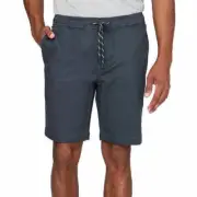 Buffalo David Bitton Men's Henry Drawstring Pull-On Short (Blue, XXL) NWT