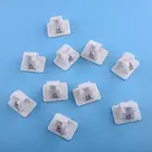 10pcs Self Adhesive Hooks Curtain Rod Bracket Pole Drapery Hook Holders gf