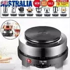 500W Portable Single Electric Hot Plate Cooker Hotplate Stove Home Caravan Pot
