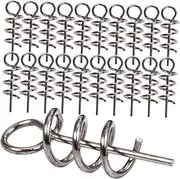 BESPORTBLE Fishing Lure Spring Pins of Durable Soft Bait Centering Locking Pins for Easy Installation Removal Compact Design for Effortless Fishing Experience