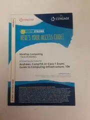 MindTap Computing 1 Term Access Code Andrews, CompTIA A+ Core 1 Exam 10th Ed