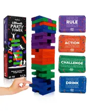 SWOOC Games Ultimate Party Tower & Jenga-Inspired Game