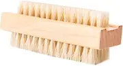 CHILDWEET 5Pcs Pig Mane Cleaning Brush Durable Walnut Nail Brush for Hand Washing Home Use for Exfoliating Under Fingernails Removing Dirt from Hands Natural Wood Design