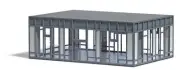 Busch 1960 TT Scale Elbingerode Train Station -- Laser-Cut Kit