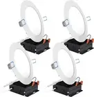 4 Pack 6 Inch Ultra Thin Led Recessed Ceiling Lights Slim, 5000K