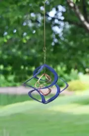 DOUBLE HELIX COSMIX WIND SPINNER: 6" Spinner inside 11" Spinner.