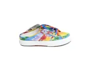 Superga Tie Dye Sneakers 2750 New Women 8 Rainbow print Slip on Colorful Mule