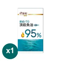 在飛比找PChome24h購物優惠-【六員環生技】挪威rTG頂級魚油膠囊(30 顆/瓶)*1瓶