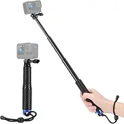 19” Selfie Stick for GoPro,Portable Waterproof Extension Pole Compatible with GoPro Hero 13/12/11/10/9/8/7/Max,Insta360 Ace/Ace Pro ONE RS,DJI Osmo Action,Akaso Action Cameras